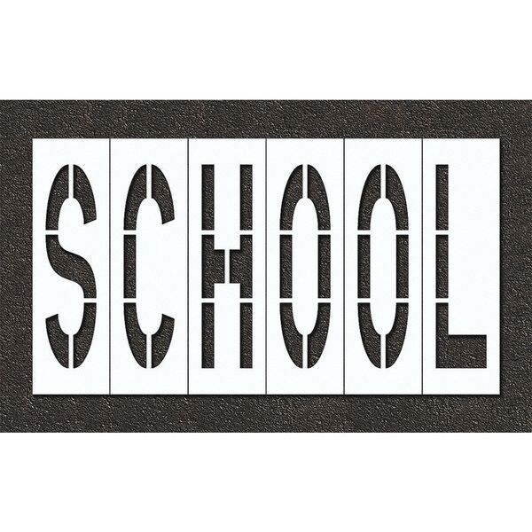 Rae Pavement Stencil, School, STL-108-79623 - STL-108-79623