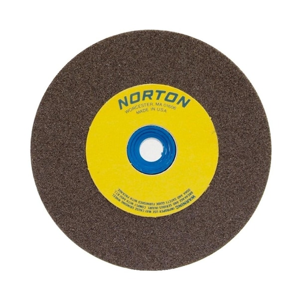Norton Co Bench Grinding Wheel, Style: Type 1, Wheel Type: Bench/Pedestal, Diameter: 10in. , Thickness: 1in. - 662531-60350