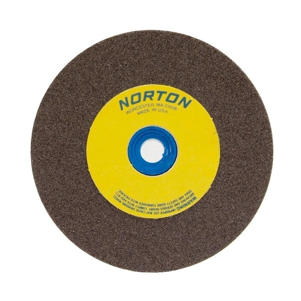 Norton Co Bench & Pedestal Wheel, Standard, Aluminum Oxide, Size: 5 x 1 x 1 Medium, Max RPM: 4965 - 076607-88225