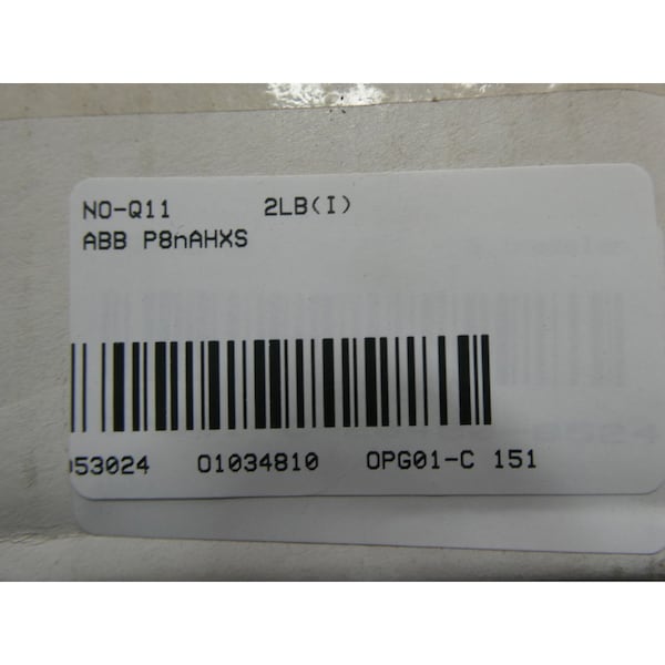 Abb AUXILIARY 250V-DC OTRO RELÉ - P8NAHXS 1MYN563606-FAC