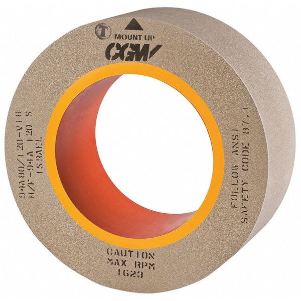 Cgw Abrasives Grinding Whl, 16x1.5x8, T1, 94A80-M-V18 - 35223