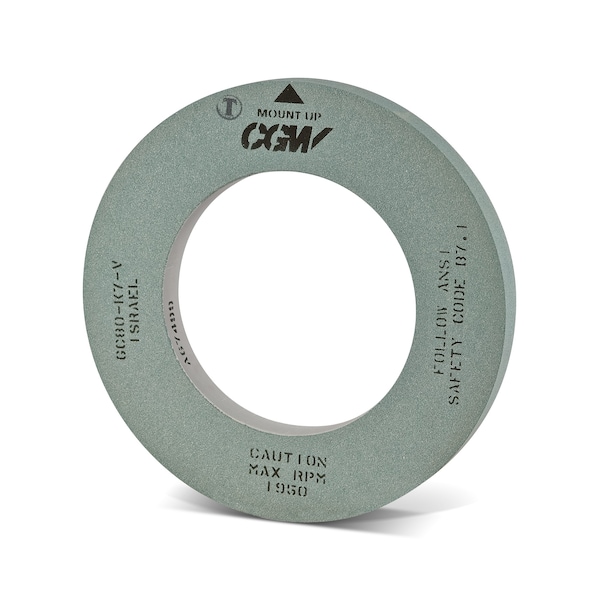 Cgw Abrasives Grinding Whl, 20x2x12, T1, GC80-K-7V - 37821