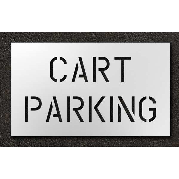 Rae Golf Course Stencil, Cart Parking, 15 in - STL-116-75601