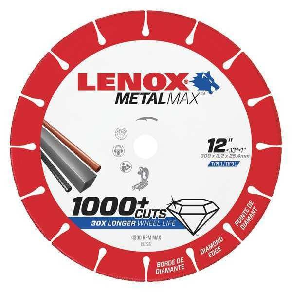 Lenox 12" dia. 130" 1" arbor 5000RPM Chop Saw Circular Saw Blade - 1972927