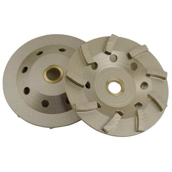 Diamond Vantage Grinding Wheel, Cup, No. Seg. 12, 7 in - 07HDDGSX1