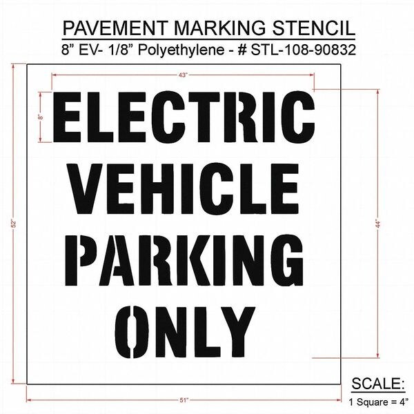 Rae Pavement Stencil, 52"H, 51"W, 0.125" Thick - STL-108-90832