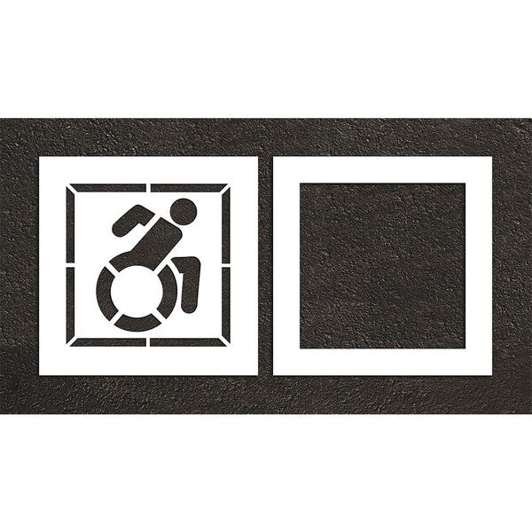 Rae Pavement Stencil, 64"H, 32"W, 2 pcs. - STL-116-32403
