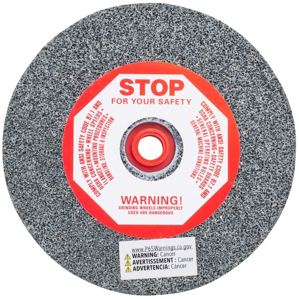 Shark Industries 6-in. x 1/2-in. x 1-in. Bench Seat Grinding Wheel 36 Grit, Aluminum Oxide - 2012