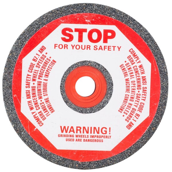 Shark Industries 4-in. x 1/2-in. x 1/2-in. Bench Seat Grinding Wheel 46 Grit - 2004