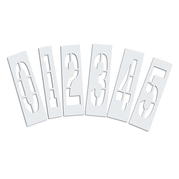 Rae Pavement Stencil, 36 in, Number Kit, 1/16, STL-116-8360 - STL-116-8360