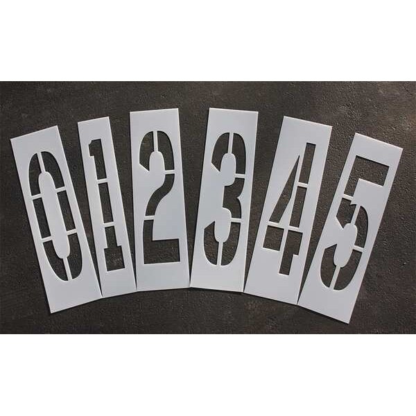 Rae Pavement Stencil, 36 in, Number Kit, 1/16, STL-116-8360 - STL-116-8360
