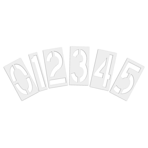 Rae Pavement Stencil, 24 in, Number Kit, 1/16, STL-116-8240 - STL-116-8240