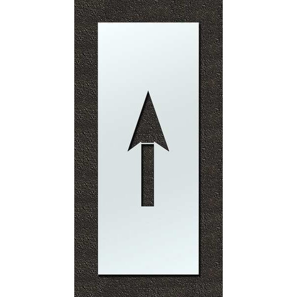 Rae Airport Pavement Stencil, Arrow, 70 in - STL-108-F144AR