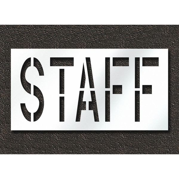 Rae Pavement Stencil, Staff, STL-108-72413 - STL-108-72413