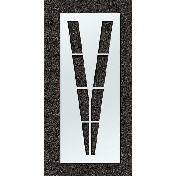 Rae Airport Pavement Stencil, V, 120 in - STL-108-F120V