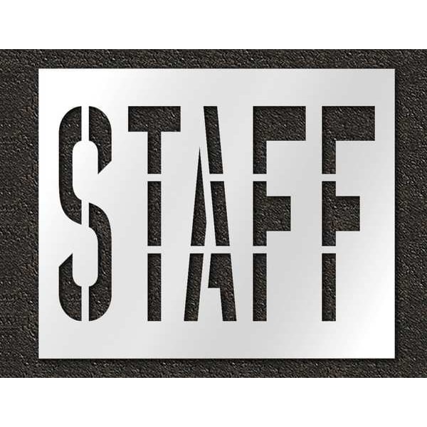 Rae Pavement Stencil, Staff, 36 in - STL-116-73613