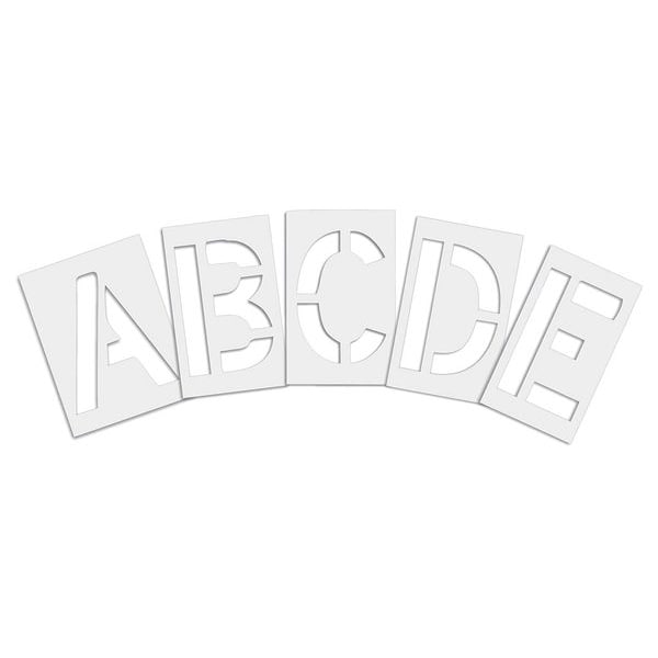 Rae Pavement Stencil, 12 in, Alphabet Kit, 1/8 - STL-108-8125