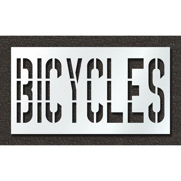 Rae Pavement Stencil, Bicycles, STL-108-73618 - STL-108-73618