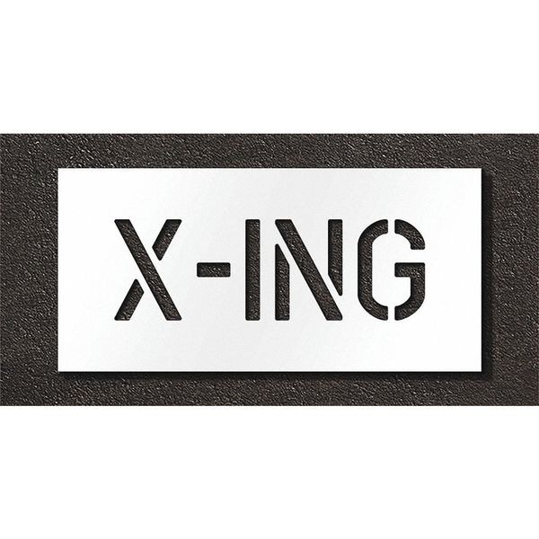 Rae Pavement Stencil, X-ing, STL-108-70627 - STL-108-70627