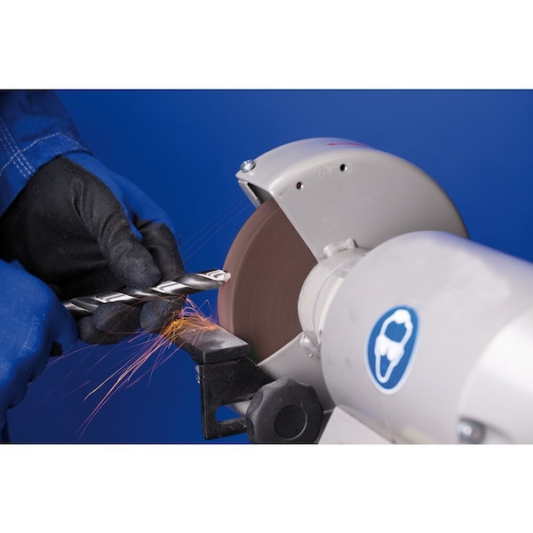 Pferd PFERD Vitrified Bench Wheel, UNIVERSAL, 10" x 1 x 2, 46 Grit, Aluminum Oxide - 61770