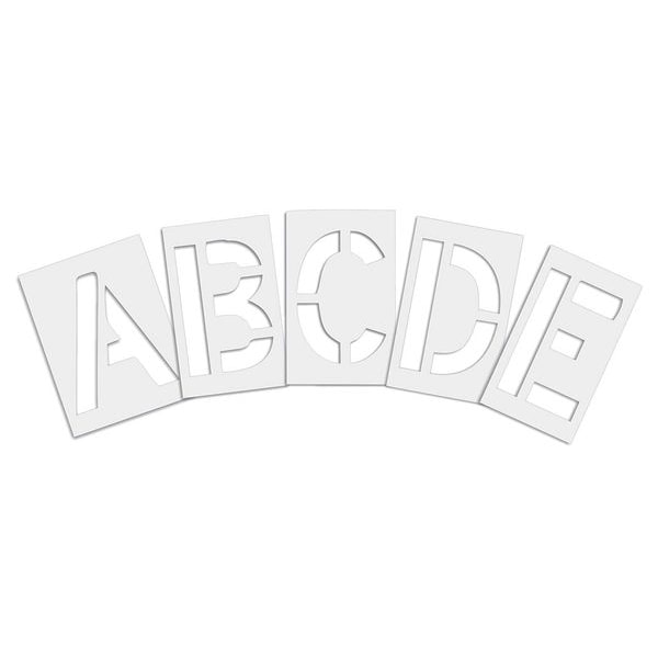 Rae Pavement Stencil, 8 in, Alphabet Kit, 1/16 - STL-116-8085