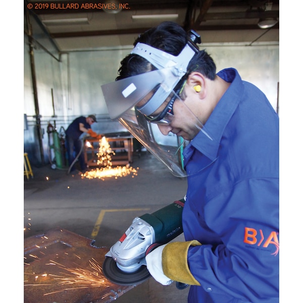 Bullard Abrasives Grinding Wheel, 4 1/2 x 1/4 x 7/8 T27, PK25 - 24469