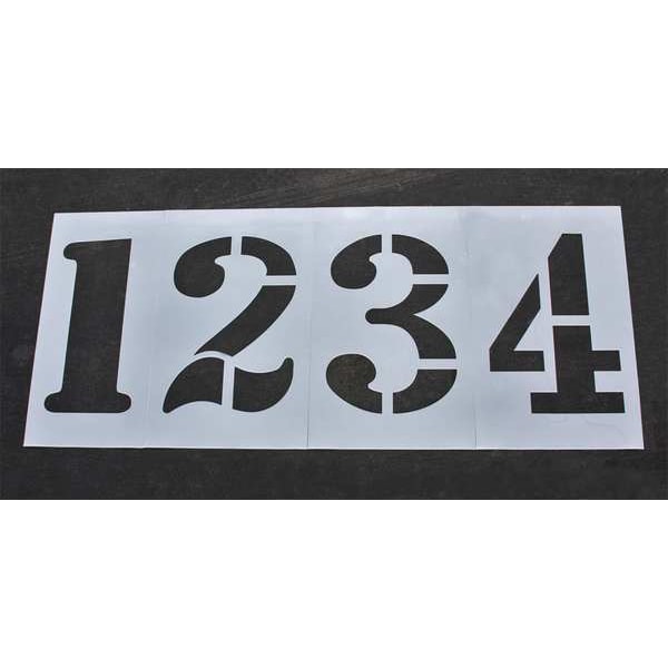 Rae Athletic Stencil, Track & Field, 36 in, 1/8 - STL-108-F6100