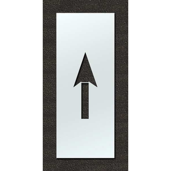Rae Airport Pavement Stencil, Arrow, 60 in - STL-108-F120AR