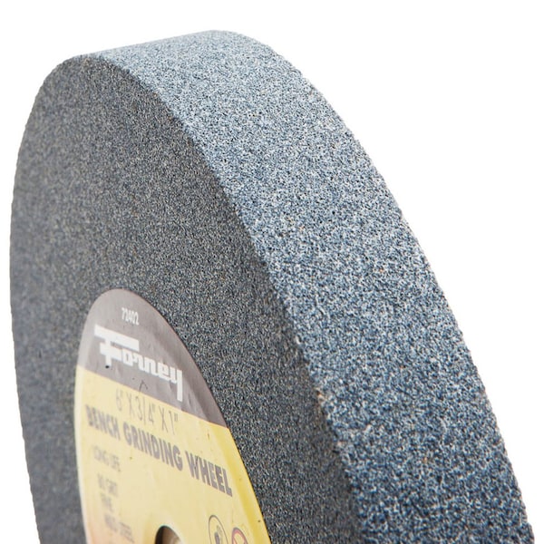 Forney Bench Grinding Wheel, 6 in x 3/4 in x 1 in - 72402