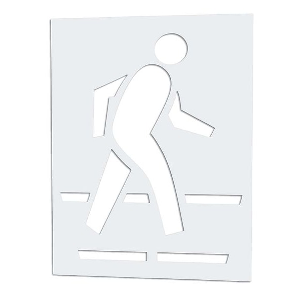 Rae Pavement Stencil, 54 in, Ped Crossing, 1/8 - STL-108-5030