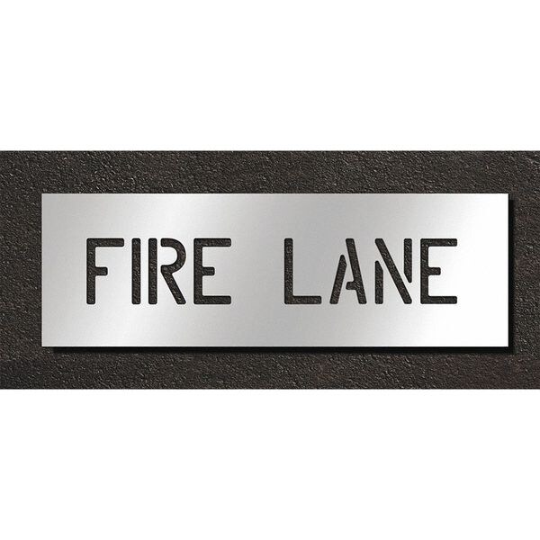 Rae Pavement Stencil, Fire Lane, STL-108-70431 - STL-108-70431