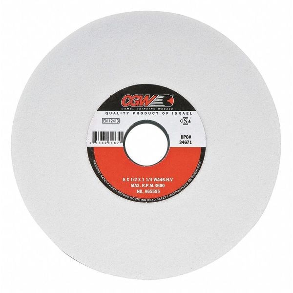 Cgw Abrasives Surf Grinding Whl, 14x2x5, T1, WA60-J-V - 34809
