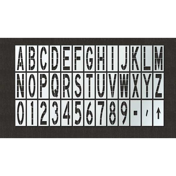Rae Airport Pavement Stencil Kit, 108 in - STL-108-F108KIT