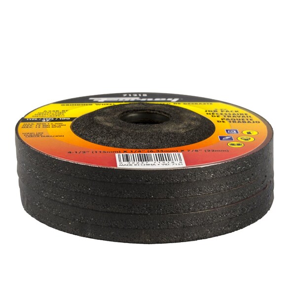 Forney 5-Pack of Forney 71877 4-1/2 in Metal Grinding Wheel - 71218
