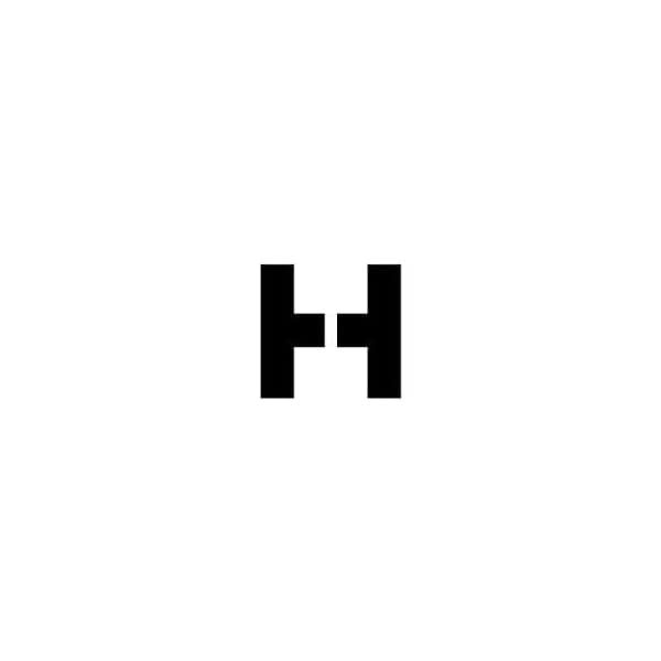 National Marker Co Individual Character Stencil 12in - Letter H - PMC12-H