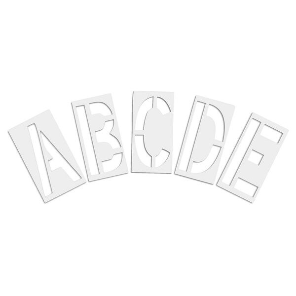 Rae Pavement Stencil, 24 in, Alphabet Kit, 1/16, STL-116-8245 - STL-116-8245