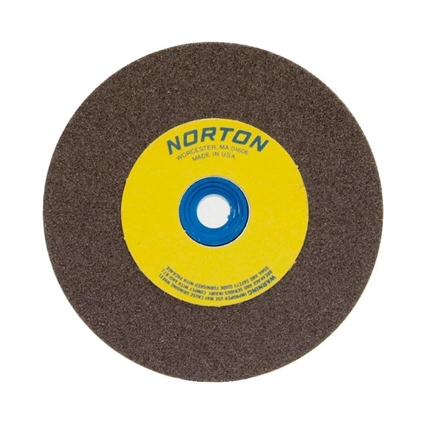 Norton Co Bench & Pedestal Wheel, Standard, Aluminum Oxide, Size: 8 x 1 x 1 Coarse, Max RPM: 3600 - 076607-88286