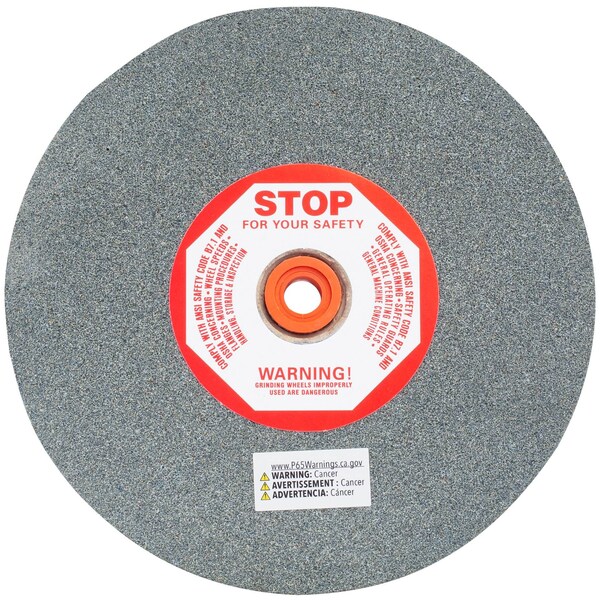 Shark Industries 8-in. x 3/4-in. x 1-in. Bench Seat Grinding Wheel 60 Grit, Aluminum Oxide - 2031