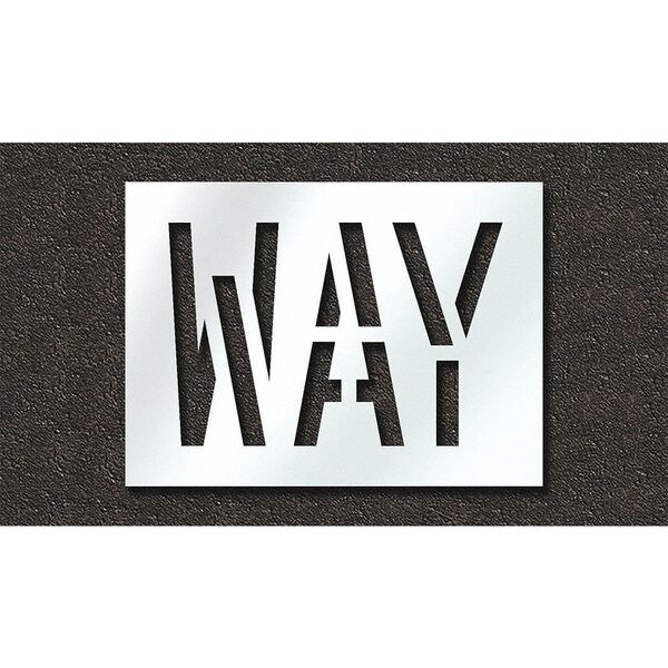 Rae Pavement Stencil, Way, STL-108-71810 - STL-108-71810