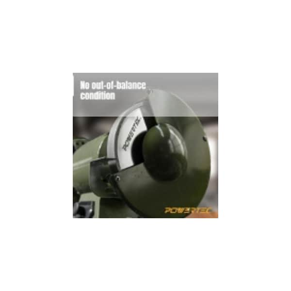Powertec CBN Grinding Wheel 8'' x 1'', 180 Grit, 5/8'' Arbor Bench Grinder Wheels - 15700N