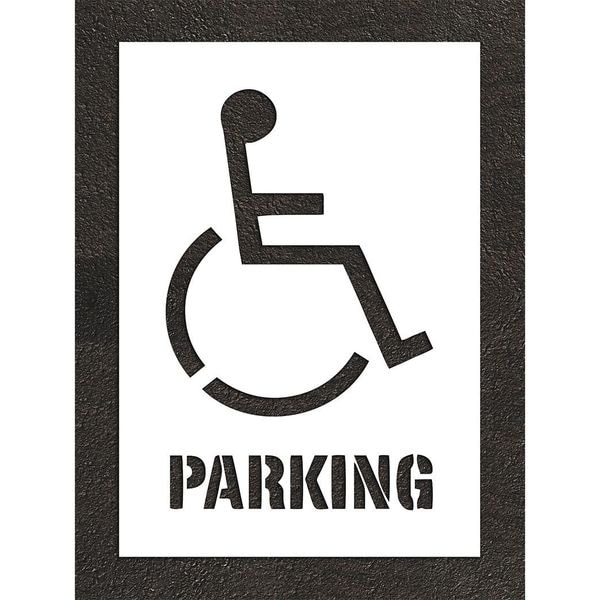 Rae Pavement Stencil, 55"H, 37"W, 0.125" Thick - STL-108-33606