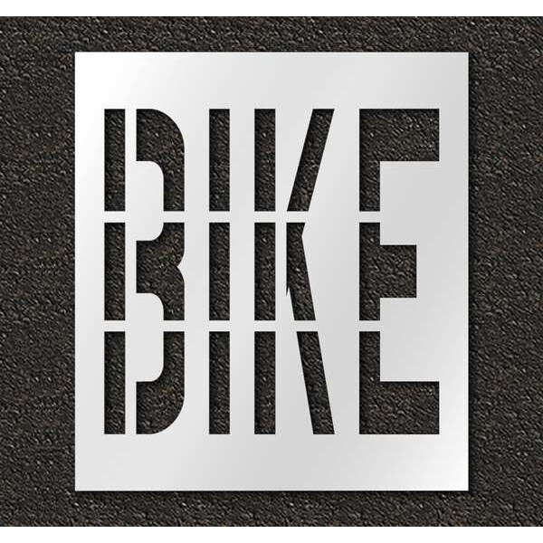 Rae Pavement Stencil, Bike, 36 in - STL-116-73617