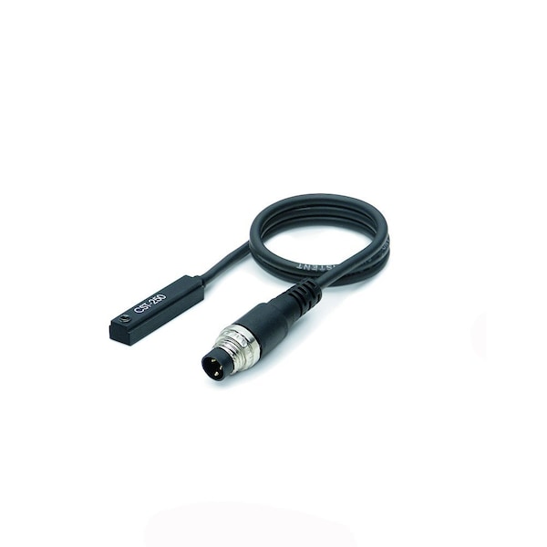 Interruptor de proximidad magnética Camozzi, tipo Reed, ranura en T, 2 cables con conector M8, 10-110V CC, 10-230 V CA - CST-250N.