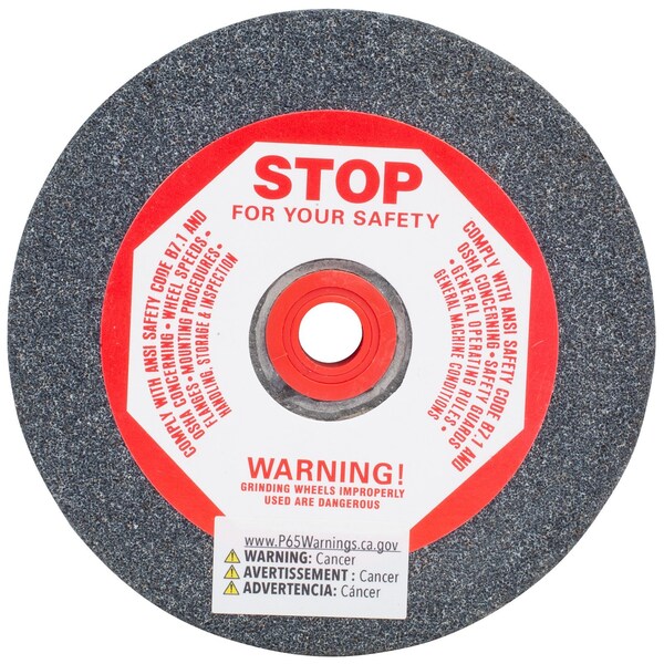 Shark Industries 5-in. x 3/4-in. x 1/2-in. Bench Seat Grinding Wheel 46 Grit, Aluminum Oxide - 2006