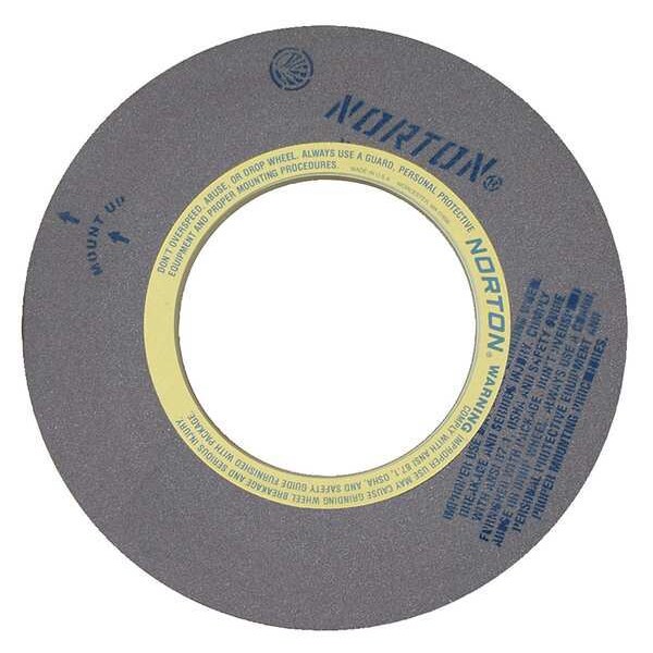 Norton Abrasives Grinding Wheel, 20 in. Dia, AO, 60 G, Gray - 69078666729