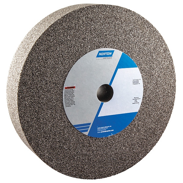 Norton Abrasives Grinding Wheel, 14 in. Dia, AO, 24 G, Brown - 66253319976