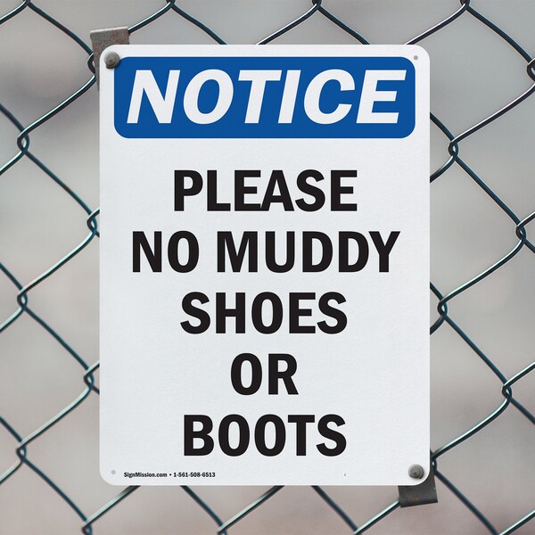 Signmission 18 in Height, 12 in Width, Aluminum, Rectangle - OS-2PACK-NS-A-1218-V-17533