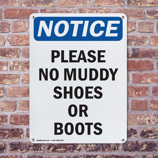 Signmission 18 in Height, 12 in Width, Aluminum, Rectangle - OS-2PACK-NS-A-1218-V-17533