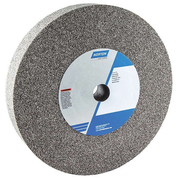 Norton Abrasives Grinding Wheel, 14 in. Dia, AO, 24 G, Brown - 66253319972