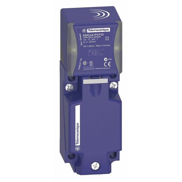 Sensor de proximidad rectangular Telemecanique Sensors, 4 hilos PNP, con blindaje - XS8C4A1PCN12